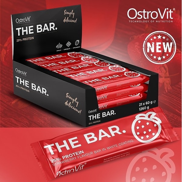 Bánh Protein OstroVit - THE BAR - Tăng Cơ Giảm Mỡ Hiệu Quả