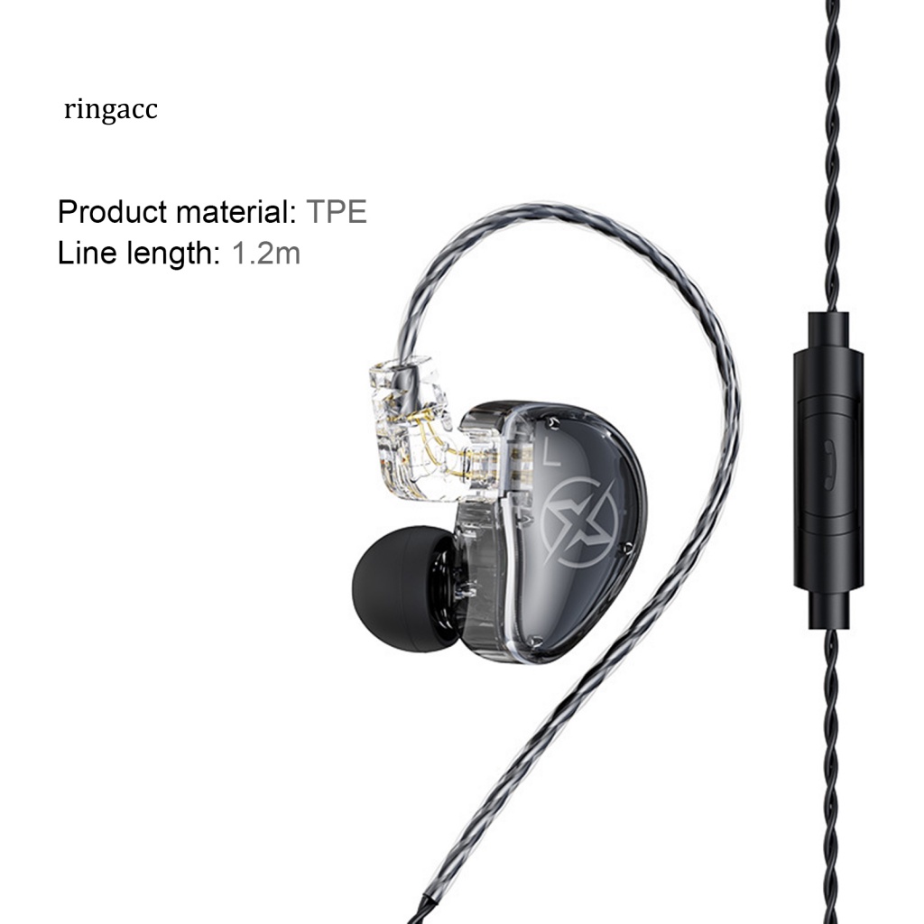 Tai Nghe RGA Có Dây Âm Thanh Nổi RGA Chống Ồn Phong Cách Thể Thao Cho Điện Thoại Di Động