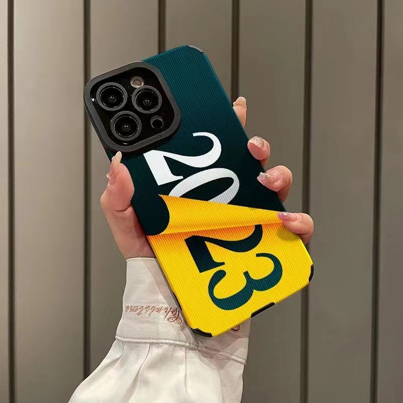 Ốp Điện Thoại Silicon TPU Mềm Chống Sốc In Chữ 2023 Cho Iphone 13 Pro Max 12 Mini 11 X Xs Xr 8 7 Plus