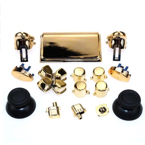 1 Bộ Nút Bấm Điều Khiển Chơi Game 7 Màu Chrome D-pad R1 L1 R2 L2 ABXY Cho PS4 Pro JDS-040 JDM-040