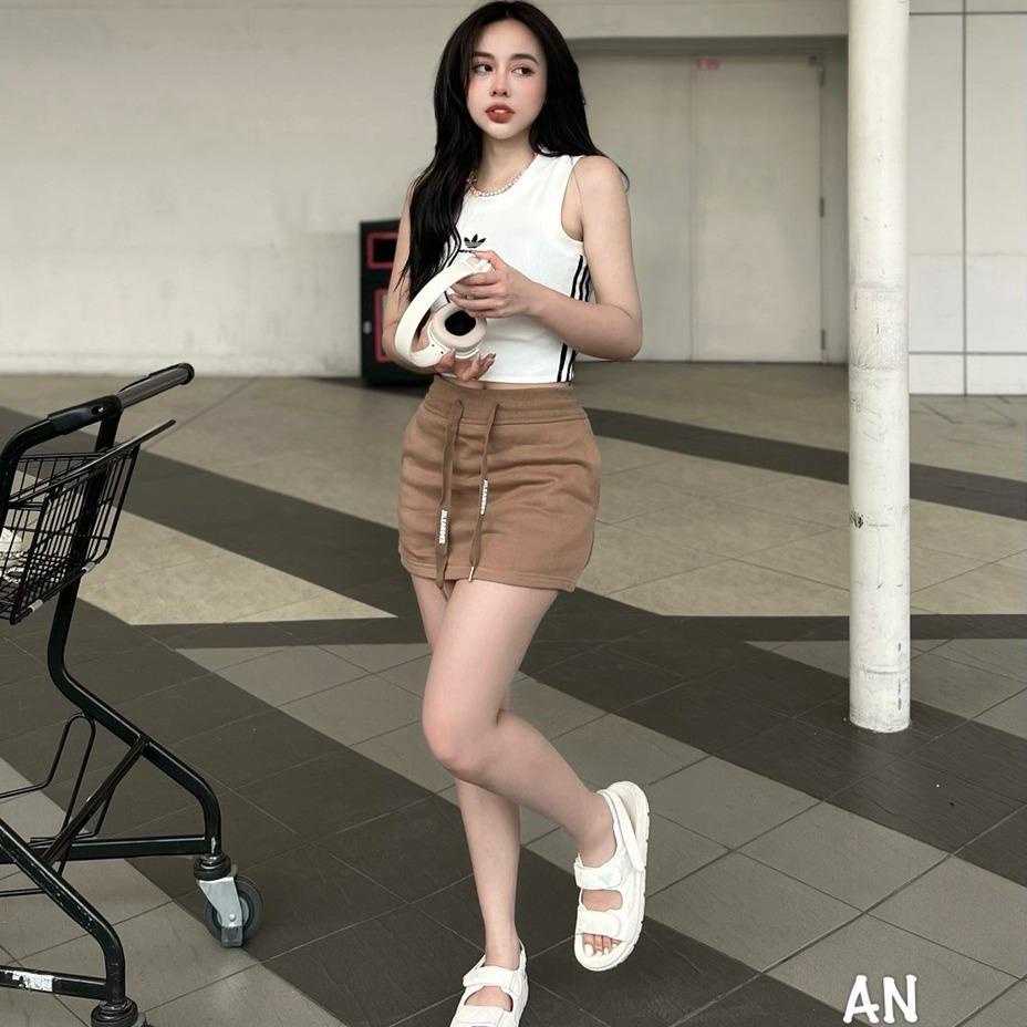 Chân váy ngắn, đầm ngắn thể thao dáng xinh, trẻ trung hàng QCL1 dạo phố cho nàng Bối Shop SP003478