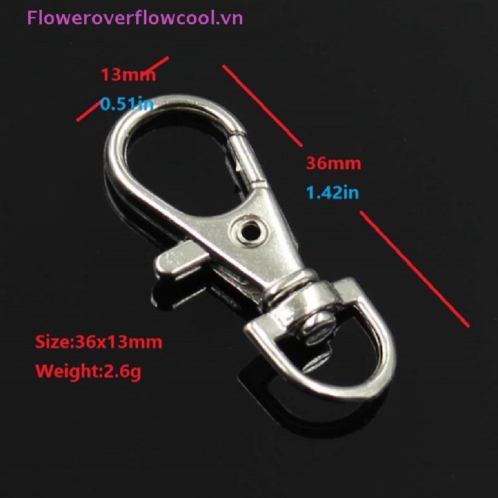 Bộ 10 Móc Khóa Mini Bằng Hợp Kim Nhôm