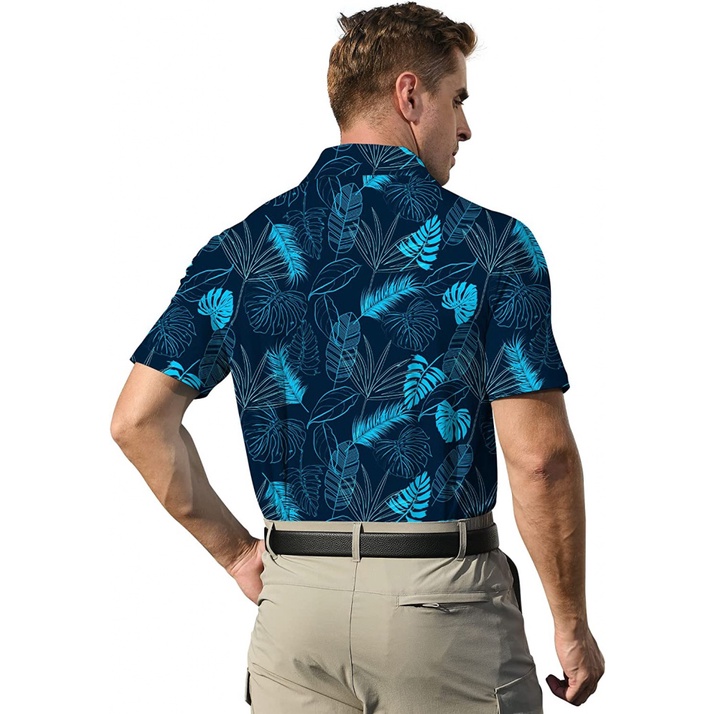 Áo polo Tay Ngắn Có Cổ Thoáng Khí Phong Cách Thể Thao Thời Trang Cho Nam