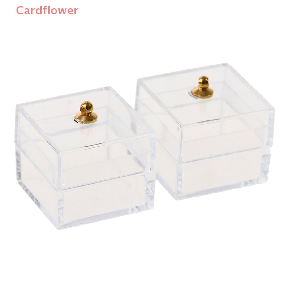 Lọ Thủy Tinh Đựng Kẹo Mini Hình Gấu Dễ Thương Cho Nhà Búp Bê Mới