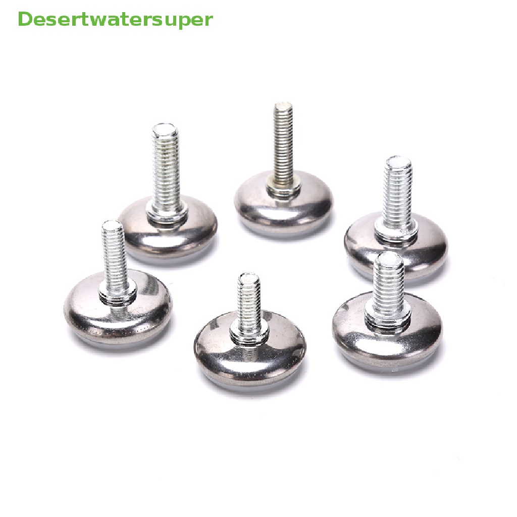 4 Chân Bàn Bằng Thép Chống Trượt Có Thể Điều Chỉnh M6 M8 15 / 20 / 25mm