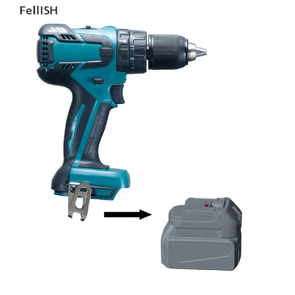 Bộ Chuyển Đổi USB Cho 20V DEWALT DCB200 Milwaukee M18 Sang Makita 18V 439br