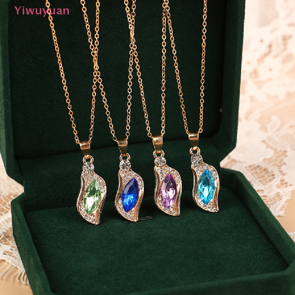 Bộ Trang Sức Màu Vàng / Bạc Đính Pha Lê Sang Trọng Dành Cho Nữ