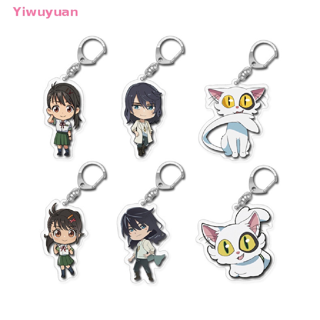 Móc Chìa Khóa Bằng Acrylic Hai Mặt Trong Suốt In Hoạt Hình Anime Mới