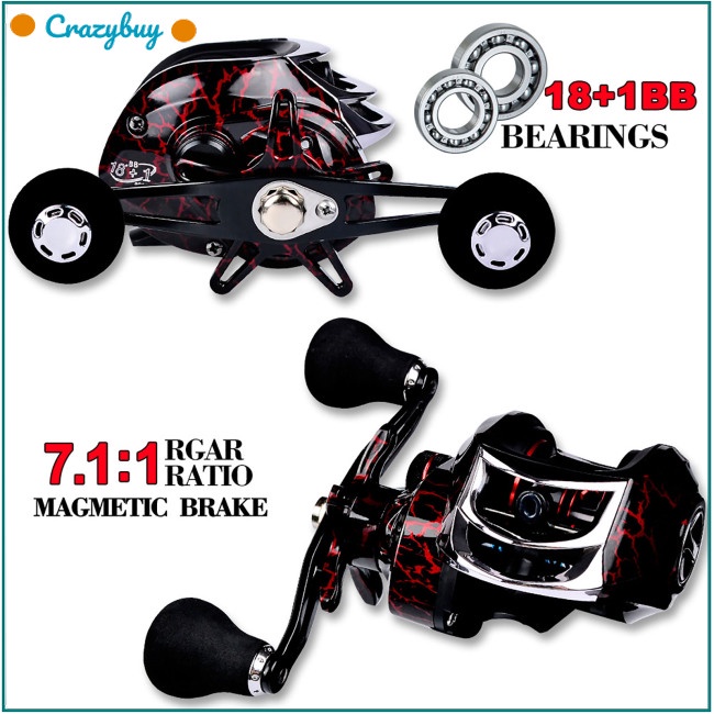 Cr Máy Câu Cá 7.1: 1 18 + 1bb Max Chất Lượng Cao