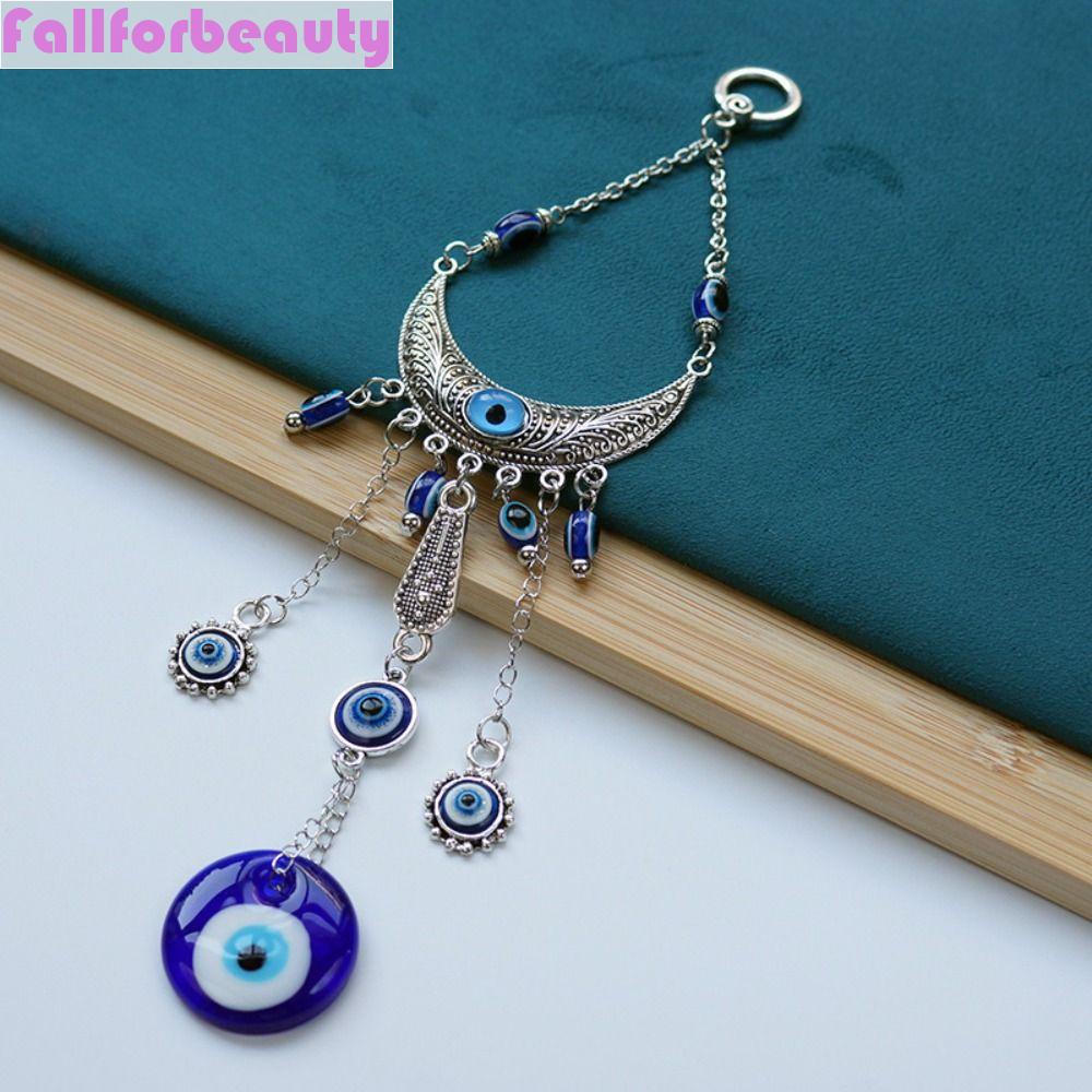 Fallforbeauty Móc Treo Trang Sức Hình Mặt Trăng Mắt Quỷ Đơn Giản Sáng Tạo Charms