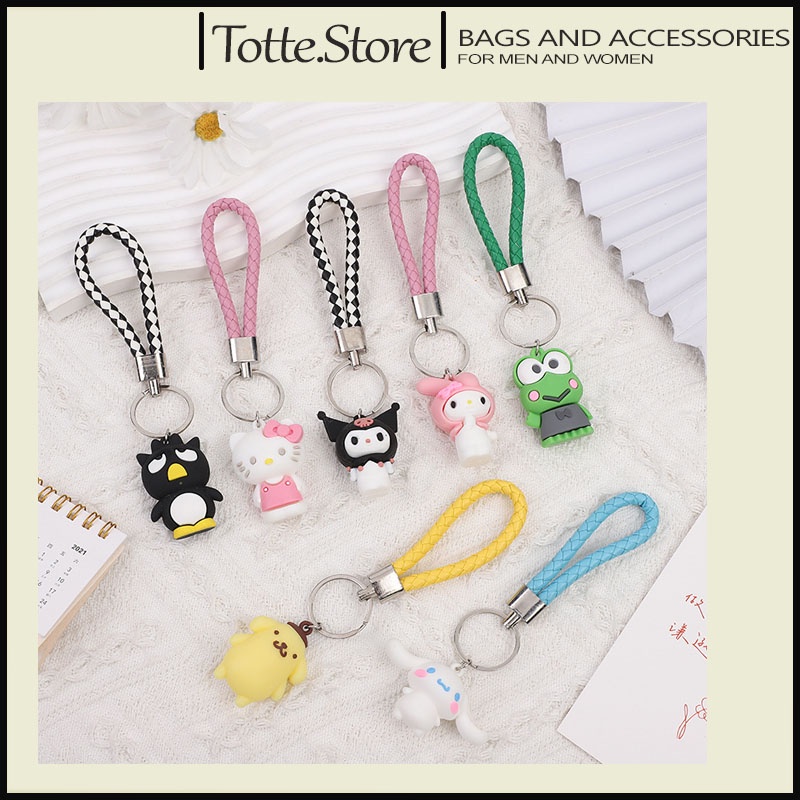 Móc khóa túi xách xe máy loại dày xịn hoạt hình dễ thương silicon giả rẻ totte.Store