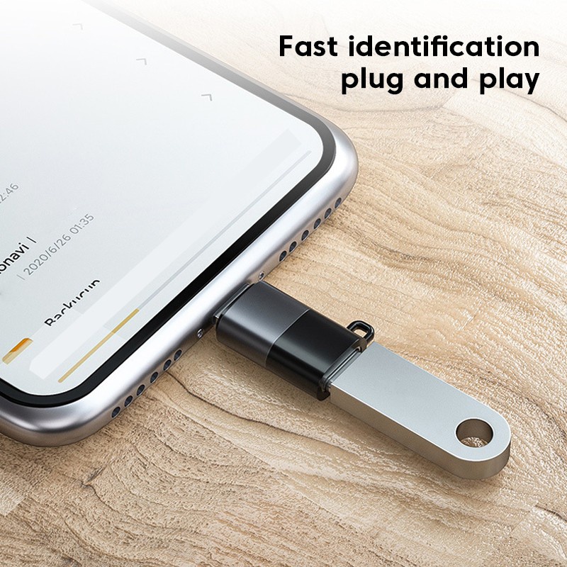 Đầu Chuyển Đổi Cổng IP / Micro USB Type C Sang Cổng IP / Micro USB Cho xiaomi