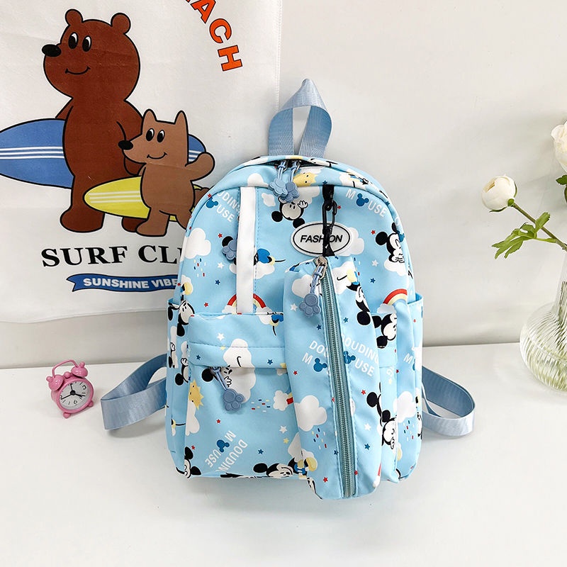 Ba Lô Đa Năng Sức Chứa Lớn In Họa Tiết Mickey Disney Thời Trang Cho Nữ