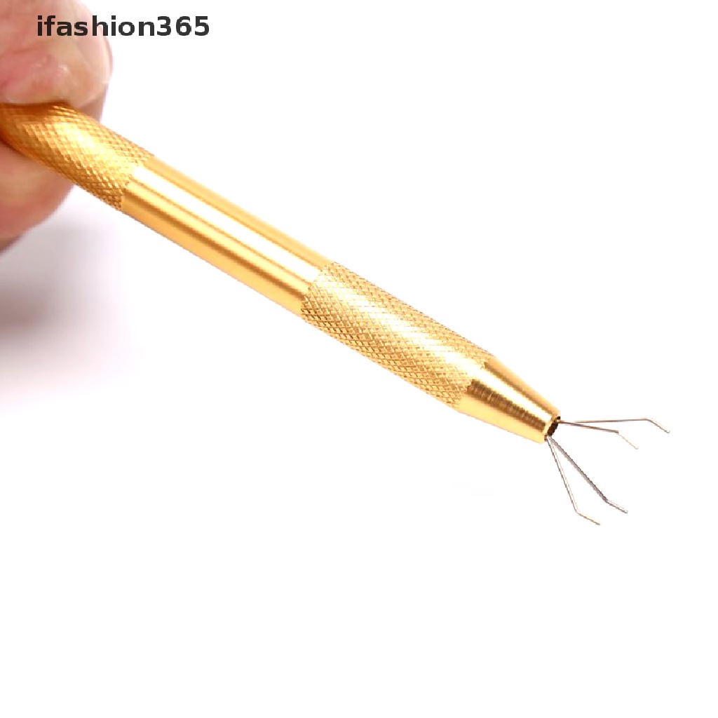 Nhíp Gắp Trang Sức Bằng Thép Không Gỉ Mạ Vàng Đính Đá Quý Thời Trang ifashion365