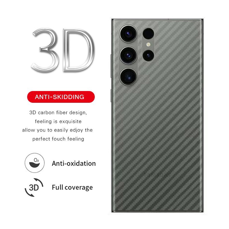 Ốp Điện Thoại Sợi Carbon 3d Cho Samsung S23 Ultra S23 S22 S21 Ultra S20 S10 Note 20 Ultra Plus