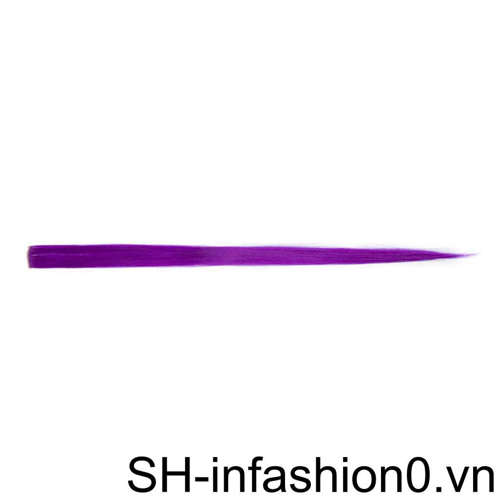Tóc Giả Thẳng Dài Nhiều Màu Sắc Bằng Sợi Tổng Hợp Dành Cho Nữ