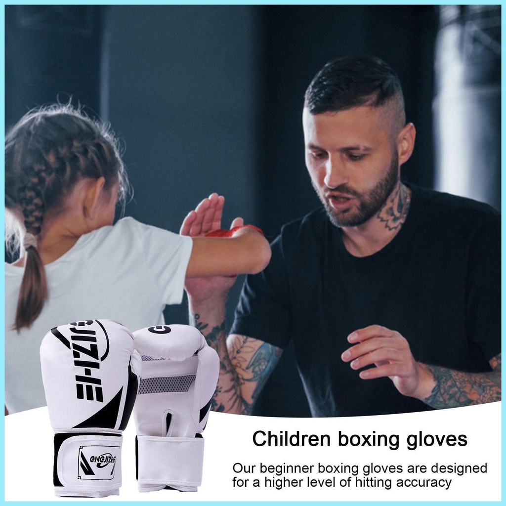 Găng Tay Đấm Bốc Bằng Da PU Trọng Lượng Nhẹ Cho Trẻ Em