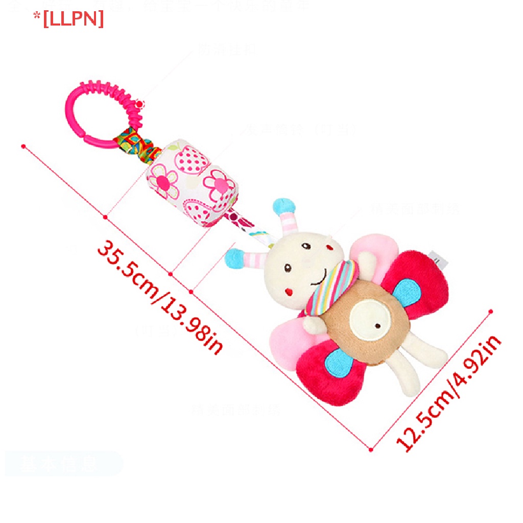 Đồ Chơi Nhồi Bông Hình Động Vật Hoạt Hình Treo Xe Đẩy Em Bé Sơ Sinh Chất Lượng Cao