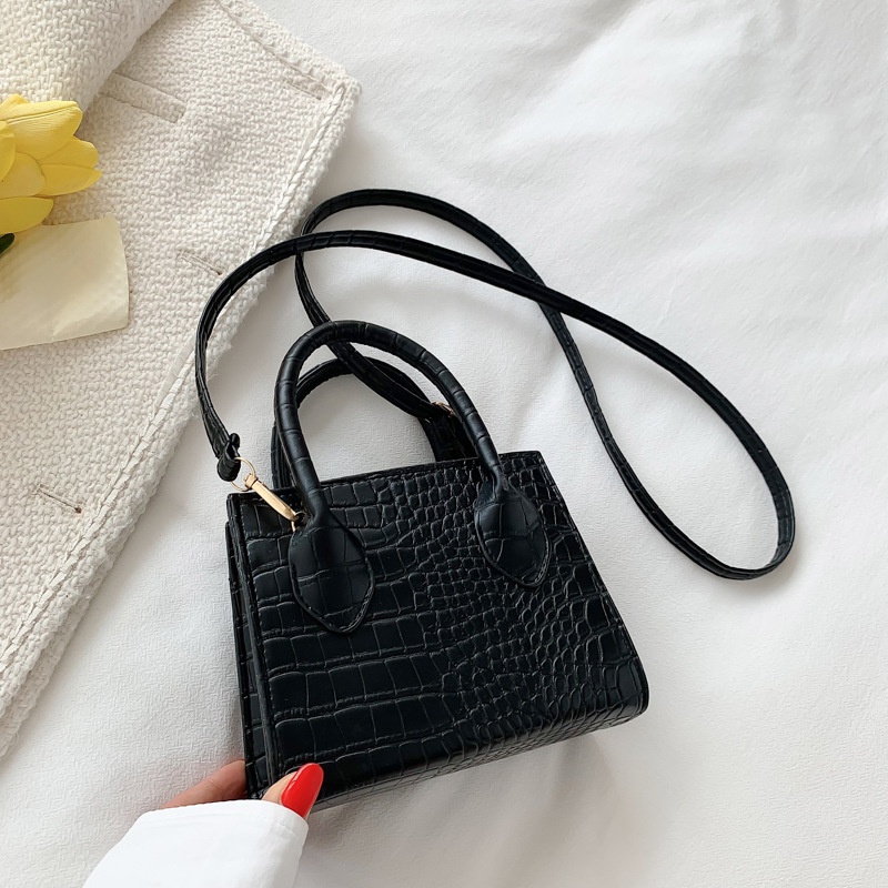 Túi Xách JASMIN NOIR Da PU Vân Da Cá Sấu Thời Trang Cho Nữ