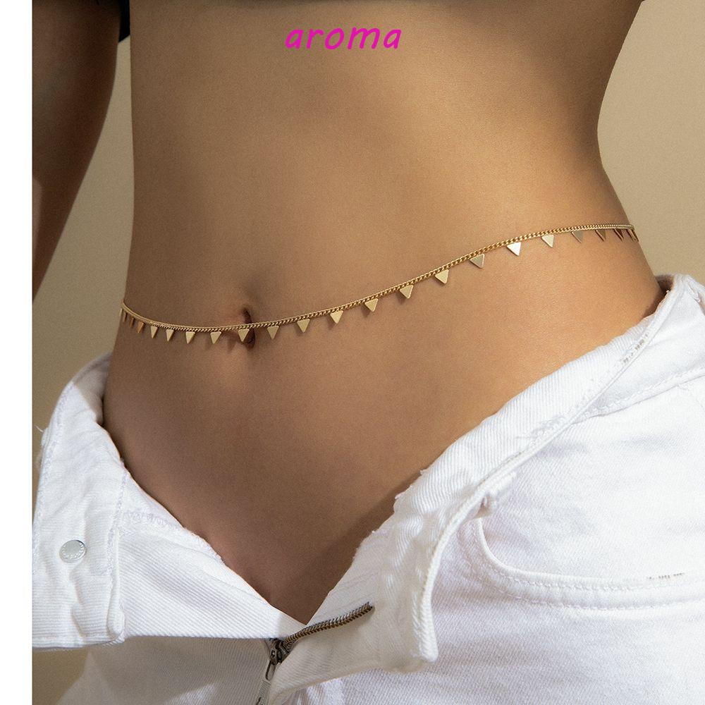 Dây Xích Đeo Hông Có Thể Điều Chỉnh Trang Trí Bikini Phong Cách Retro Quyến Rũ Cho Nữ