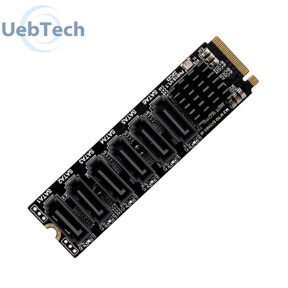 Card Mở Rộng M2 M-EKY PCIE3.0 Sang SATA6G Cho Ổ Cứng SATA