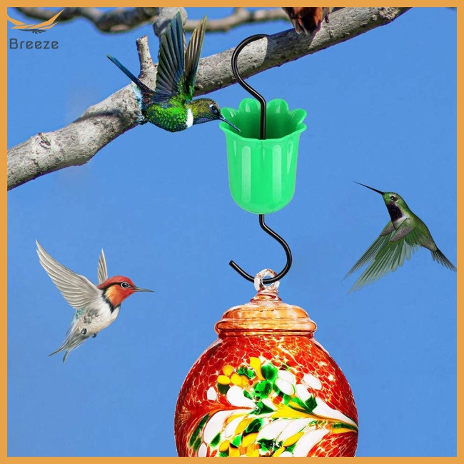 Hộp Đựng Thức Ăn Cho Chim Có Móc Treo Trang Trí Sân Vườn