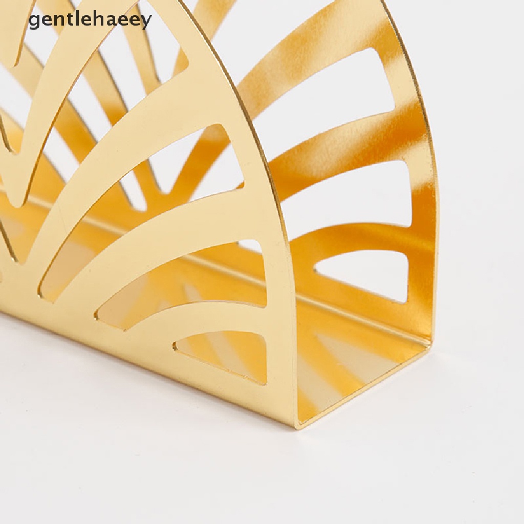 Giá Đỡ Khăn Ăn Hình Vuông Bằng Thép Không Gỉ Mạ Vàng Sáng Tạo