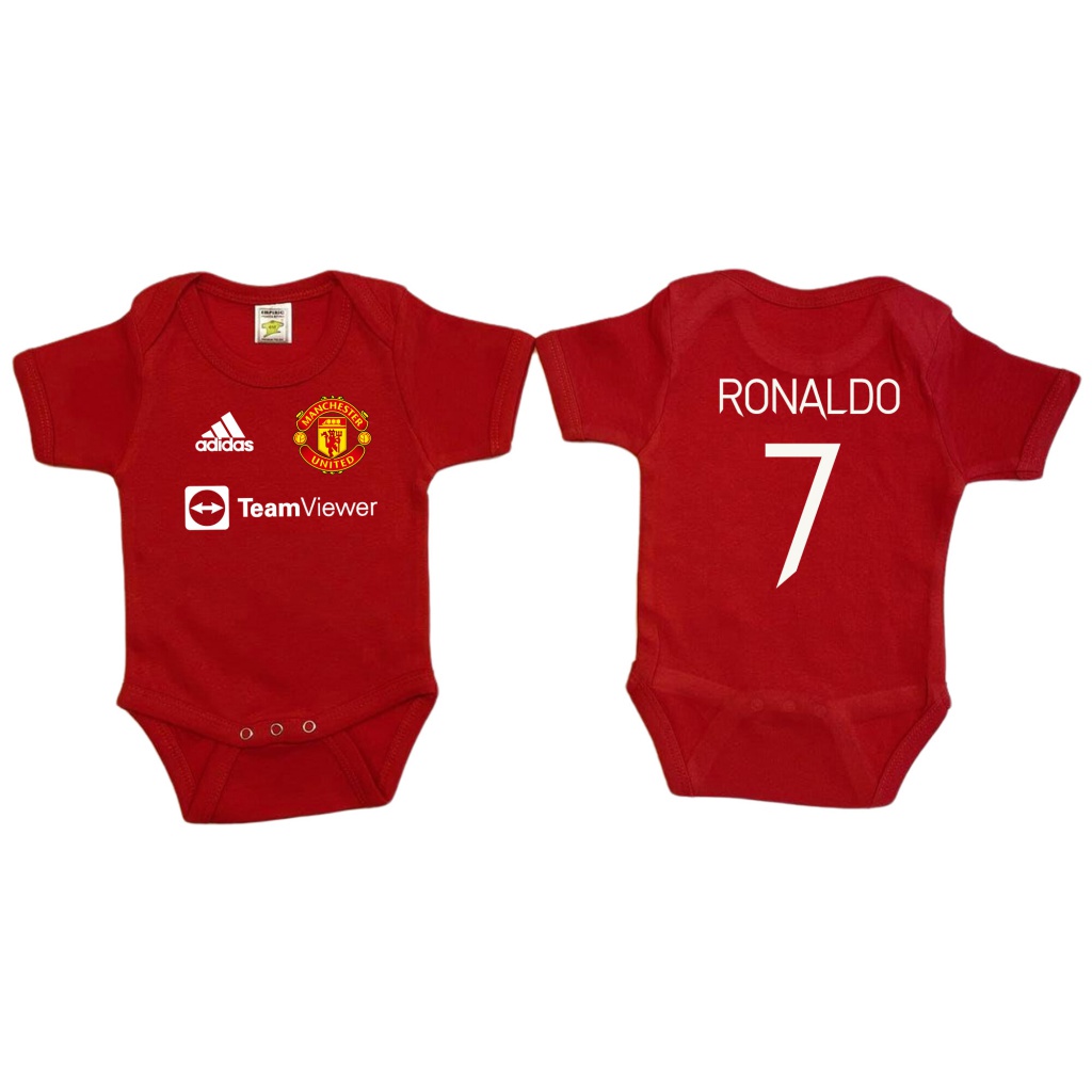 Bộ Áo Liền Quần Em Bé Manchester 7 Ronaldo Qg3D3D