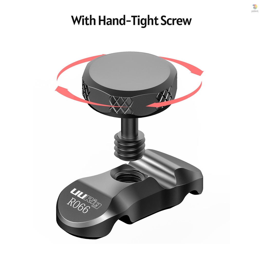 Giá Đỡ Micro UURig R066 1 / 4 Inch Bằng Kim Loại Chuyên Dụng Cho Máy Ảnh Đường Kính 3mm-6mm