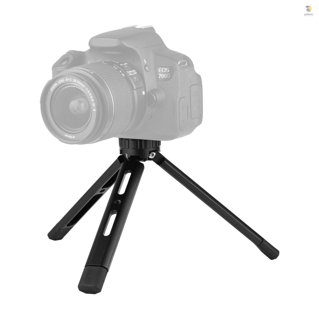 Giá Đỡ Ba Chân Gập Được Bằng Hợp Kim Nhôm Với Chức Năng Gắn Vít 1 / 4 Cho Máy Ảnh DSLR / Điện Thoại Thông Minh / Đèn LED Ổn Định Max Tải Trọng 15KG 15KG Chất Lượng Cao