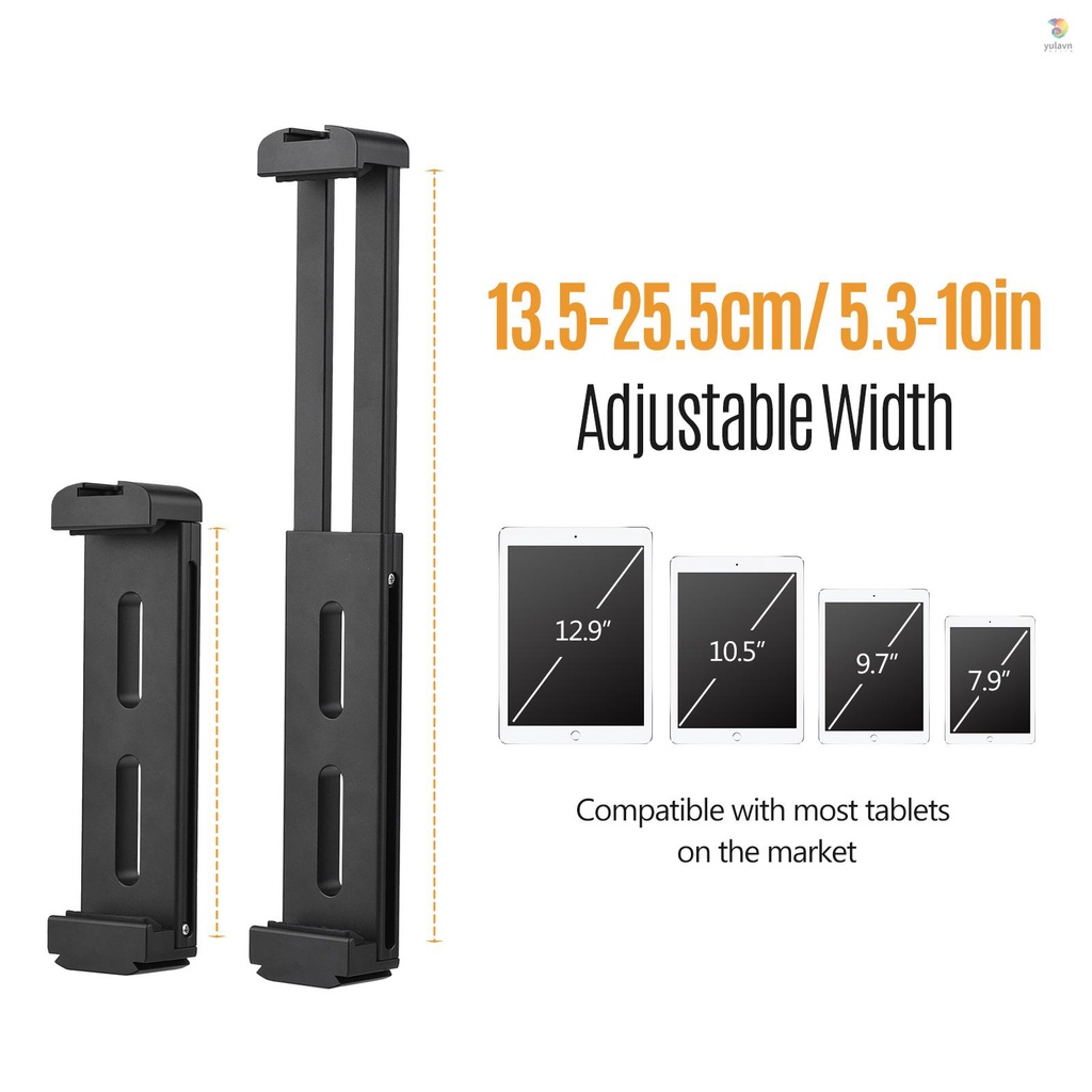 Giá Đỡ Máy Tính Bảng Andoer Bằng Kim Loại 1 / 4 Inch 13.5-25.5cm / 5.3-10in Có Thể Điều Chỉnh Tiện Dụng