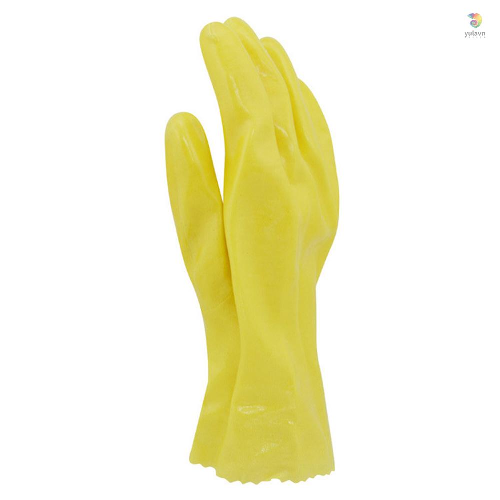 Găng Tay Bảo Hộ Lao Động / Làm Việc Bằng PVC Chống Nước An Toàn Cho Nam Nữ
