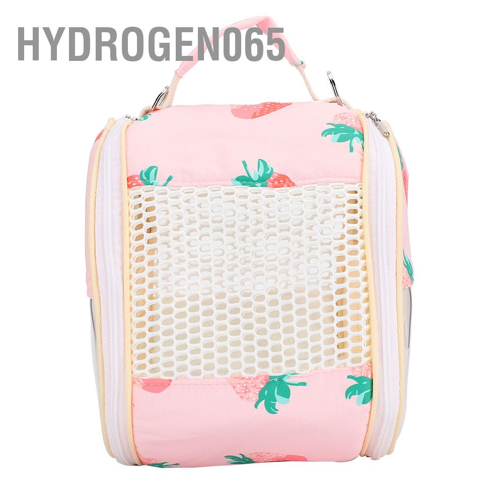 Hydrogen065 Hamster Túi Trong Suốt Chim Sóc Vẹt Golden Nhím Du Lịch Ngoài Trời Có Thể Nhìn Thấy Tàu Sân Bay Di Động