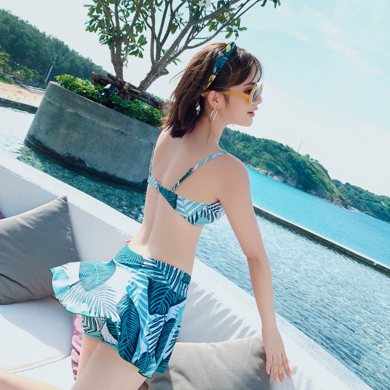 Bộ Đồ Bơi Ba Mảnh Ôm Dáng Nhiều Kiểu Dáng Tùy Chọn Thời Trang Mùa Xuân Cho Nữ One