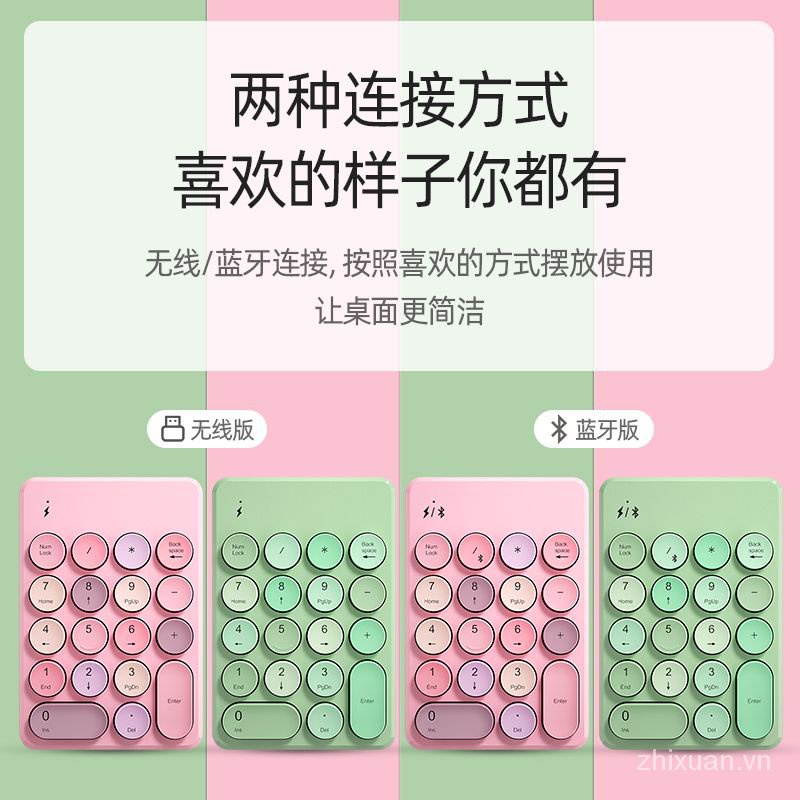 Bàn Phím Số Mini Không Dây Kết Nối usb Chuyên Dụng Cho Laptop