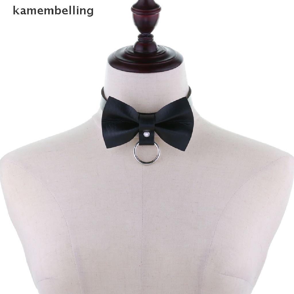 Kamembelling Vòng Cổ Choker Da Phong Cách Punk Cá Tính Cho Nữ