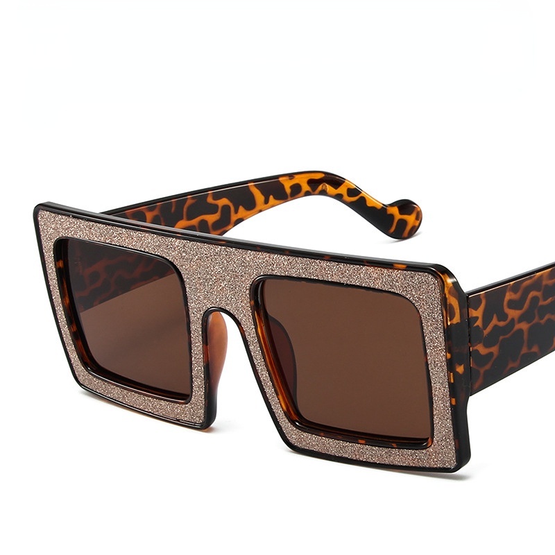 Kính Mát Gọng Vuông Thời Trang Mới Cho Nam Nữ Màu Sắc