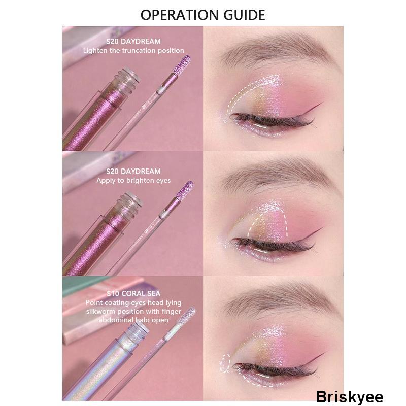 🎶Nhũ mắt Cappuvini dạng lỏng ánh nhũ lấp lánh độ bóng cao 2.8g