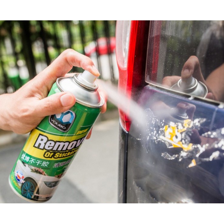 Bình xịt tẩy keo đa năng, tẩy keo băng dính, keo dính lại sau khi bóc decal, tẩy keo giấy dán trên tường, tẩy vết xe hơi