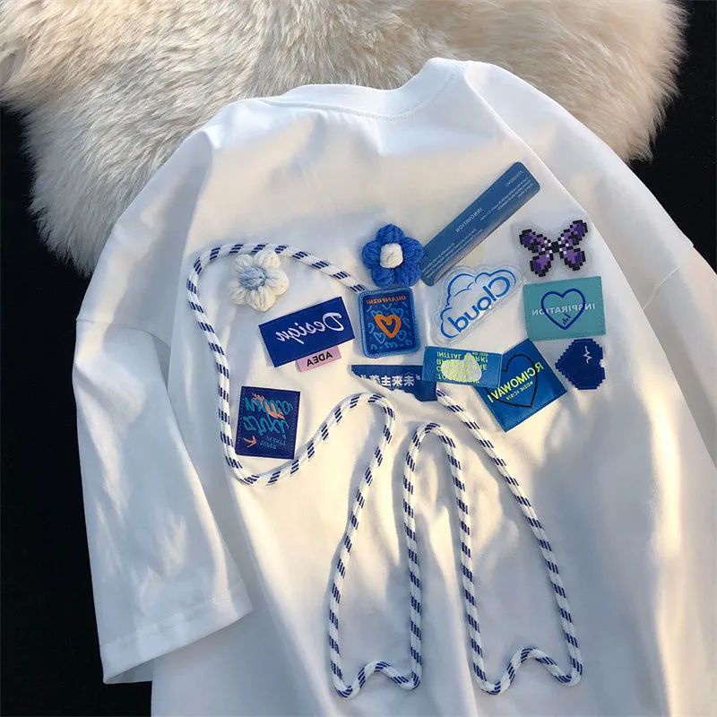 Áo Thun 100% Không Xỏ Tay Ngắn Dáng Rộng Thời Trang Mùa Hè Cho Nữ