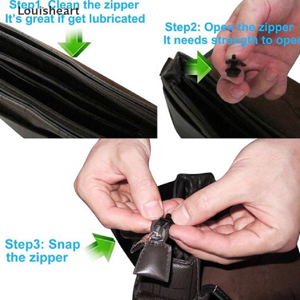 Bộ 12 Thanh Trượt Thay Thế Cho Dây Kéo Xe Hơi Có 3 Kích Cỡ Khác Nhau Louisheart TFG