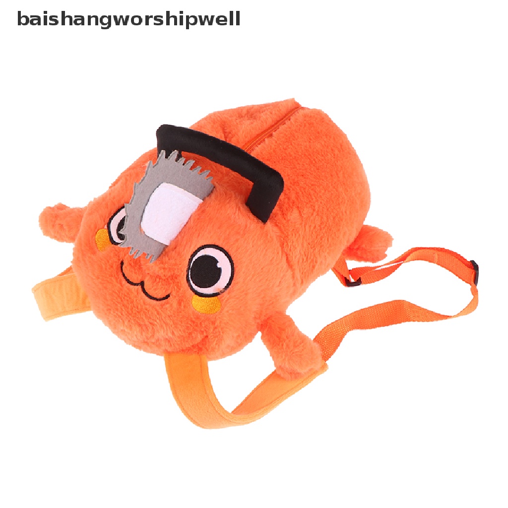 Ba Lô Bông Hình Pochita Hoạt Hình Cho Bé
