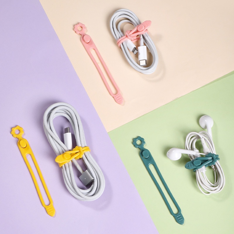 Dây Quấn Cáp Dữ Liệu / Chuột Máy Tính Bằng Silicon Đàn Hồi Tái Sử Dụng Được