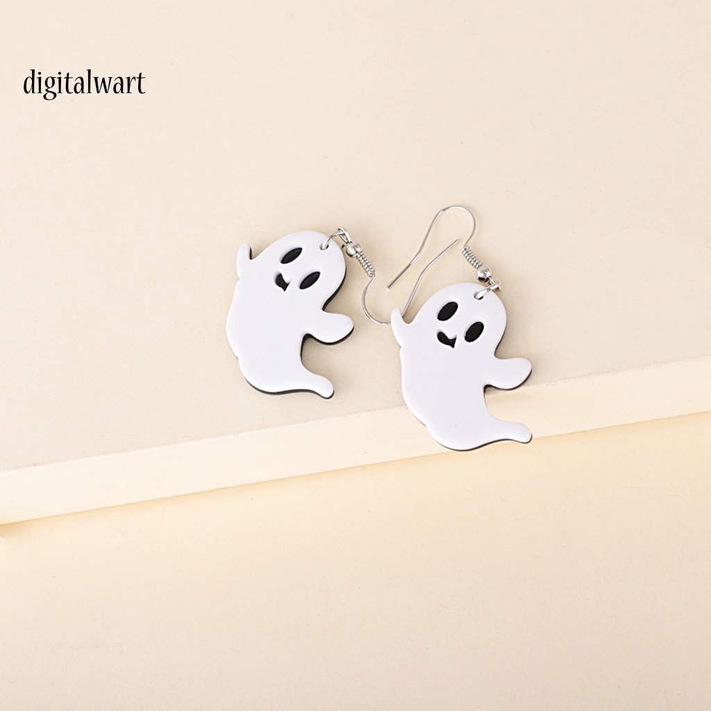 Kỹ Thuật Số| 1 Đôi Bông Tai Hình Con Ma Hoạt Hình Bằng Acrylic Cho Halloween