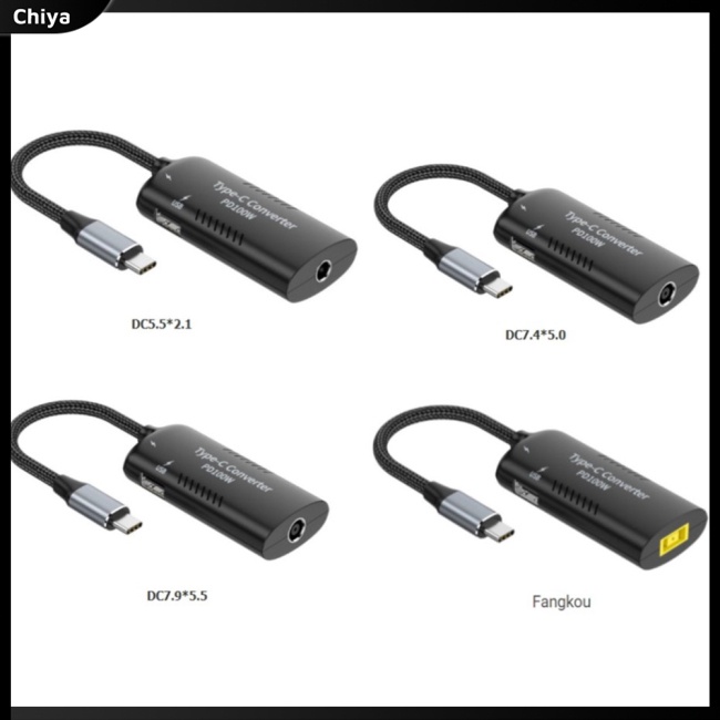 Đầu Chuyển Đổi Nguồn Điện Dc Female Sang Type-c Male Đa Năng 100w