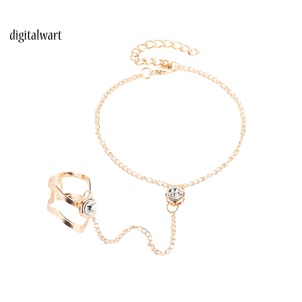 Kỹ Thuật Số| Nhẫn Hợp Kim Đính Đá Màu Sắc Xinh Xắn Cho Nữ