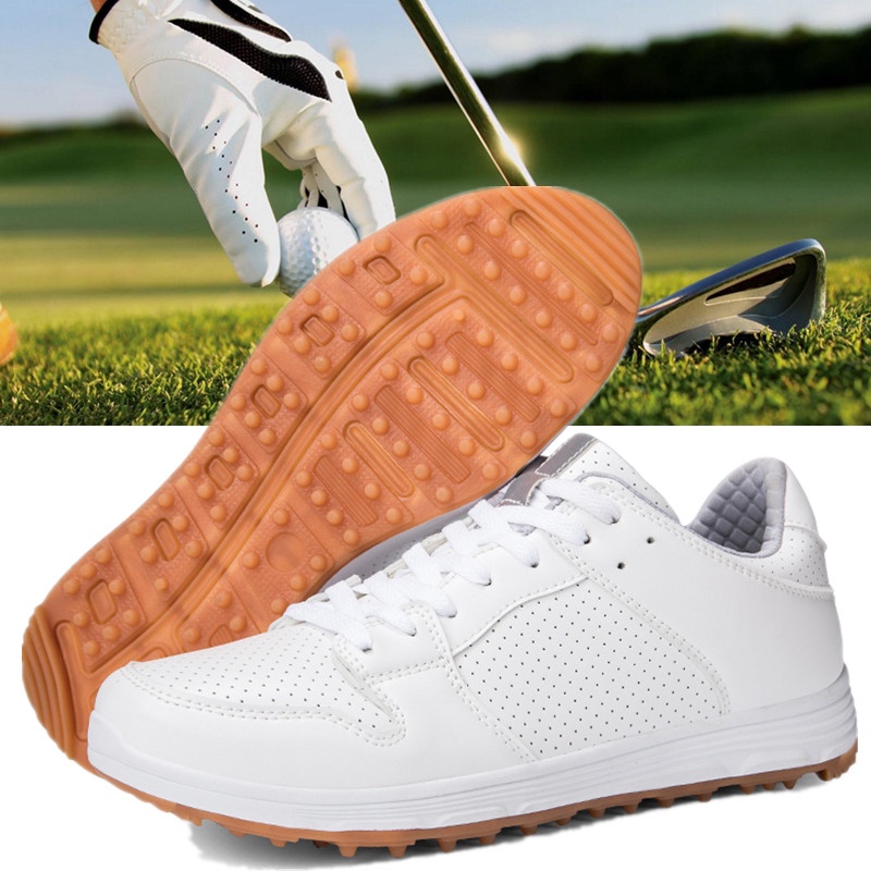 Giày Thể Thao Chơi Golf Plus Size Siêu Nhẹ Chống Trượt Chống Thấm Nước Cho Nam Và Nữ