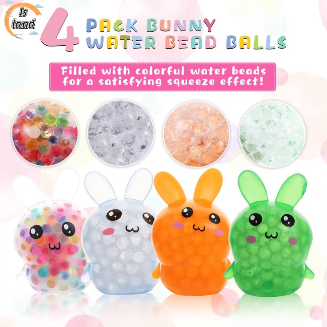 Đồ Chơi Nắn Bóp Đàn Hồi Giảm Stress Hình Thỏ Hoạt Hình