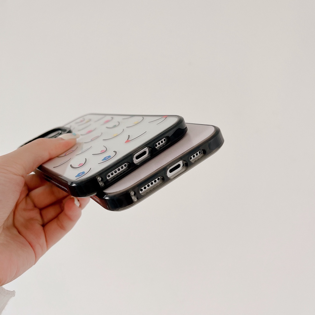 Ốp Điện Thoại Acrylic Cứng In Hình Phác Thảo Cho iPhone 15 14 13 12 11 Pro Max Plus