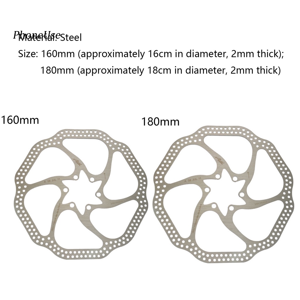 1 Bộ Phanh Nổi Bằng Thép PU Trọng Lượng Nhẹ Tản Nhiệt Mạnh Cho Xe Đạp Leo Núi